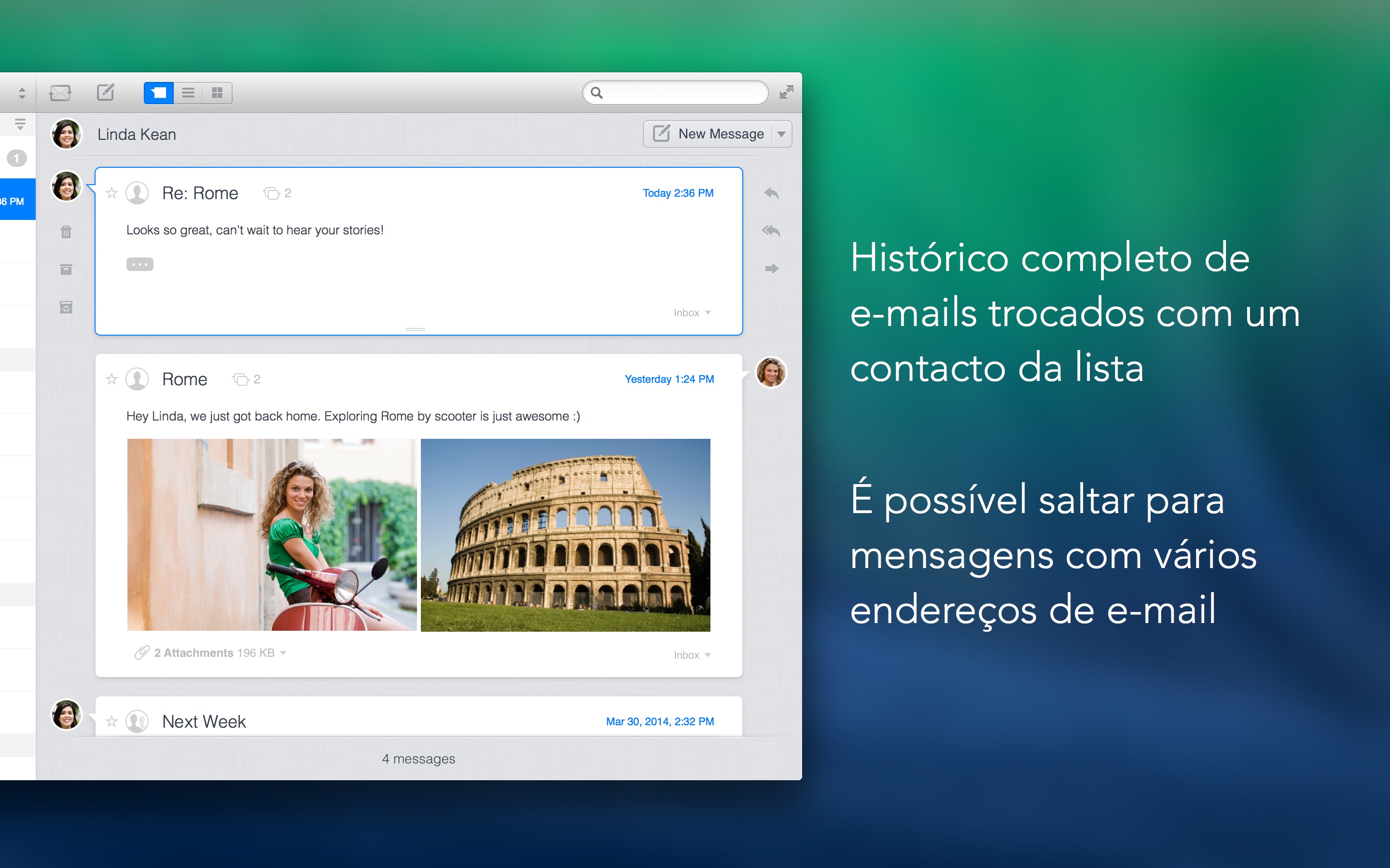 Screenshot do app Unibox