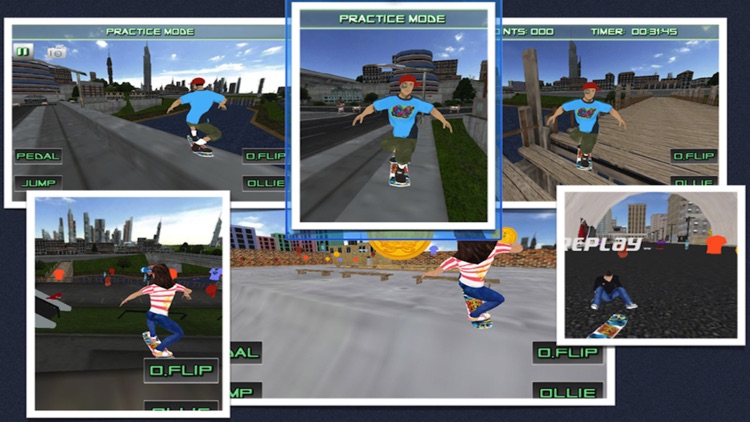 Skateboarding 3D Free Top Skater Action Board Game