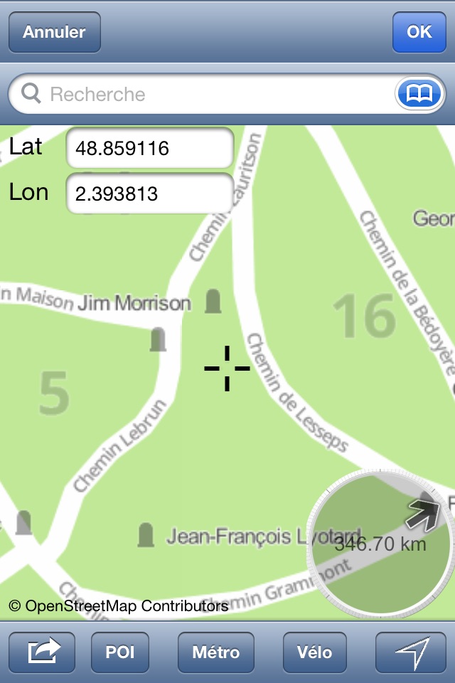 Père Lachaise Cemetery : Interactive Map screenshot 2