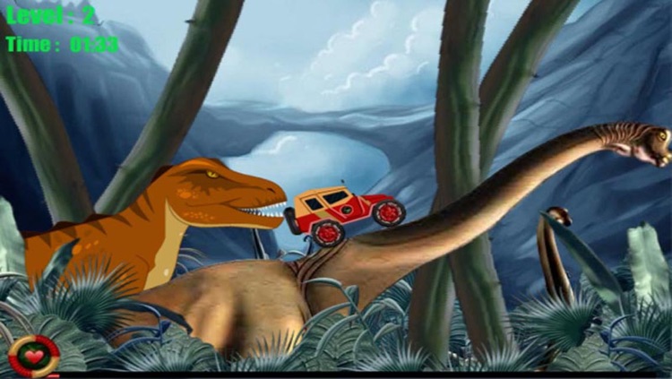 Dino Island Adventure - Monster Jeep Racing