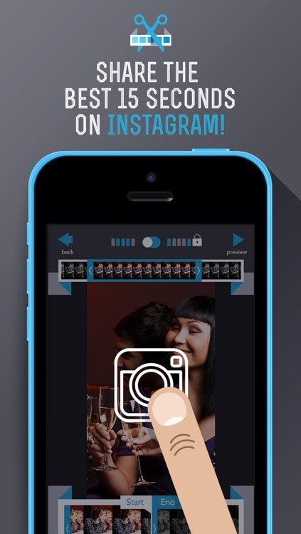 Trim Video - Edit your videos length to cut out & remove movie parts for Instagram & Vine screenshot-4