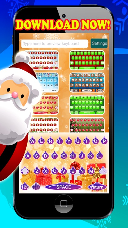 A Christmas Keyboard - Cool Color Xmas Theme Customization screenshot-4