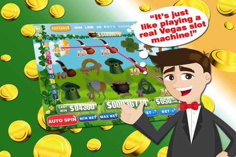 Golden Shamrock Lucky Lines - Free Vegas Casino Slot screenshot 2