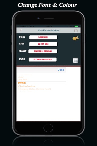 Certificate Maker : Share professional certificates ! screenshot 2