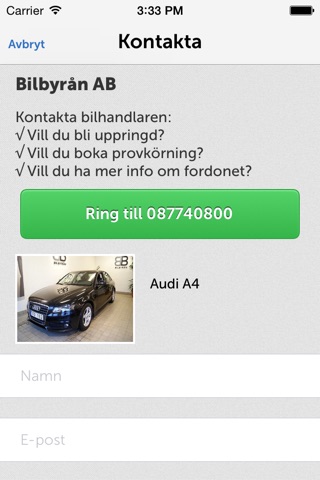 Bilbyrån AB screenshot 4