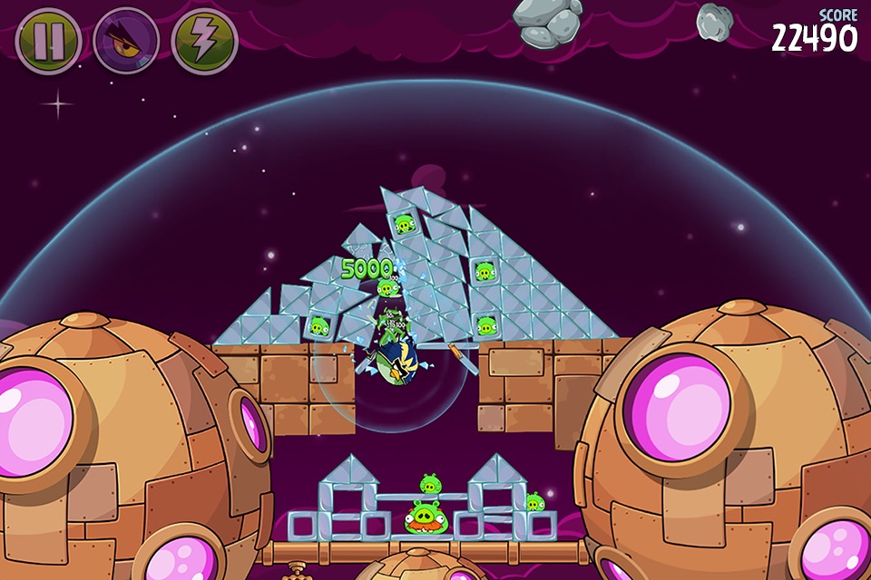 Angry Birds Space screenshot 3