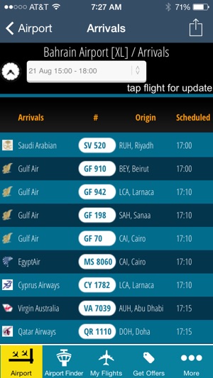 Bahrain Airport - Flight Tracker Premium Gulf Air(圖3)-速報App