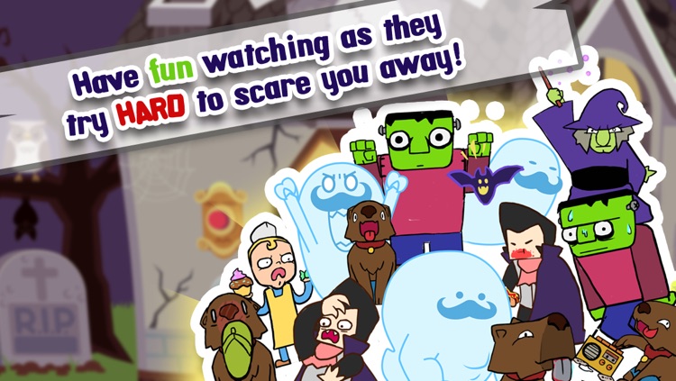 Go Away! The Haunted Mansion with Funny Monsters screenshot-3