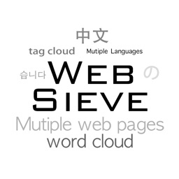 Web Sieve - create word cloud based on web pages