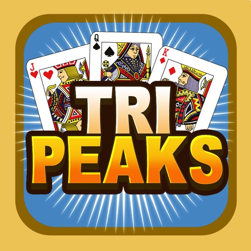 Tri-Peaks Solitaire Free Card Brain Training IQ Icon