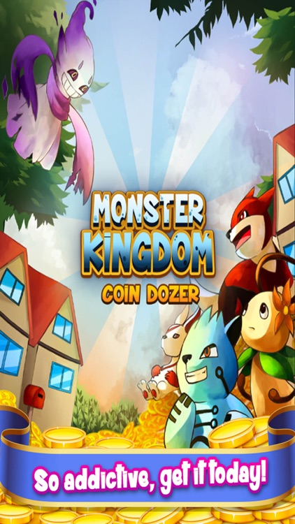 3D Monster Kingdom Coin Dozer - Cute Creature Collector Arcade Game FREE!