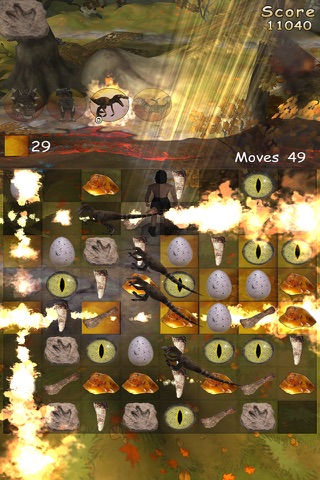 Jurassic Free Fall - Match 3 screenshot 3