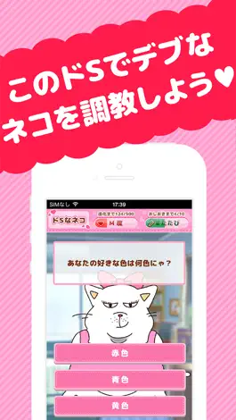 Game screenshot ドＳ診断　猫育成x診断テスト apk