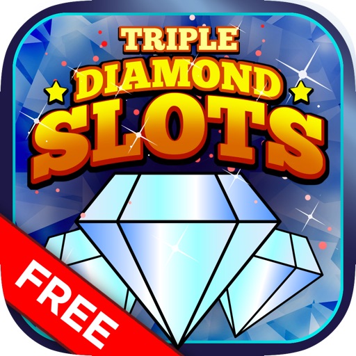 Triple Diamond Slot Machine FREE - Lucky Gem Casino Icon