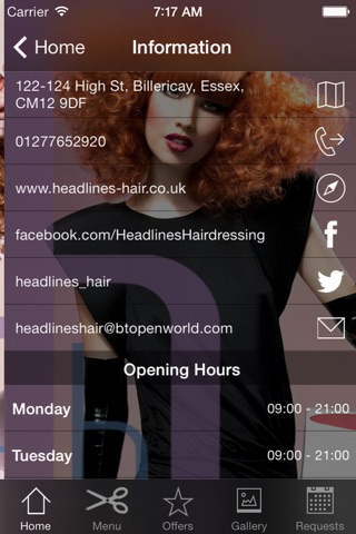 Headlines Hairdressing Billericay screenshot 3