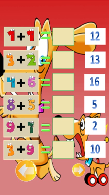 Math fact games English number practice education for kids