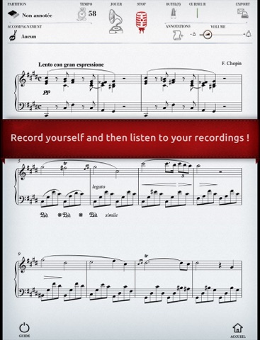 Play Chopin – Nocturne n°20 (partition interactive pour piano) screenshot 3