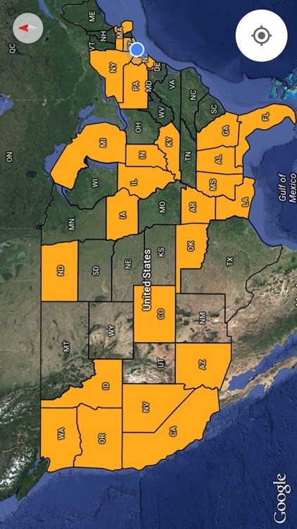 USA States & Cities Visited - My Footprint Pro