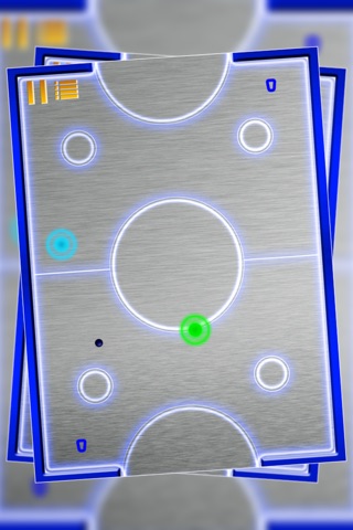 Arcade Fun Night : Midnight Neon Air Hockey Table - Gold screenshot 3
