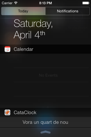 CataClock screenshot 2