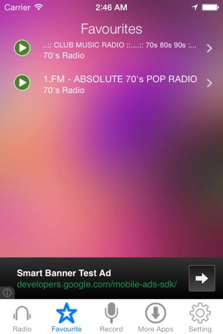 70s Music Radio Recorder screenshot 3