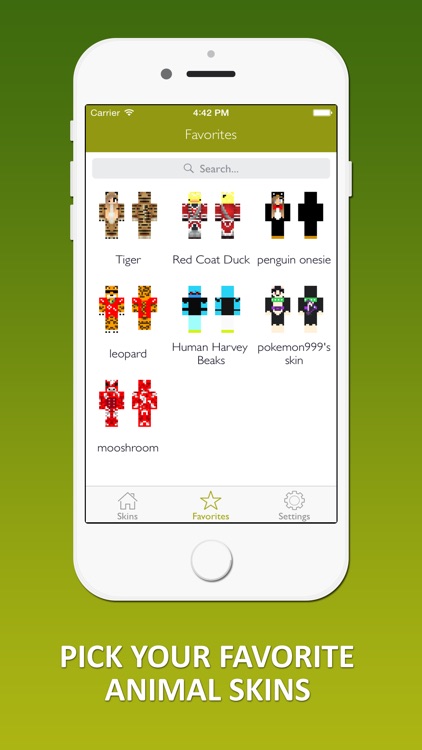 Animal Skins - Best Skins for Minecraft PE & PC screenshot-3