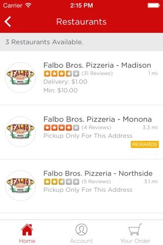 Falbo Bros. Pizzeria powered by EatStreet screenshot 2