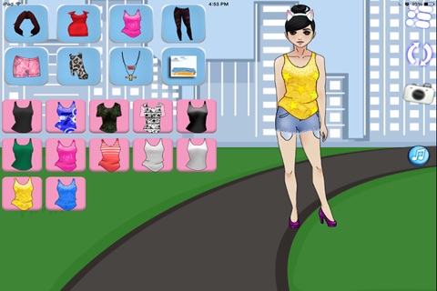 Girls Party Dress Up educational makeup games screenshot 3