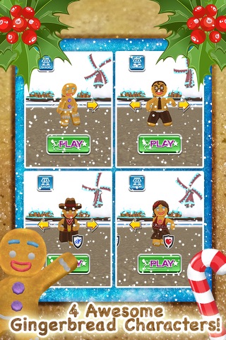 3D Gingerbread Dash - Run or Be Eaten Alive! Game FREE screenshot 2