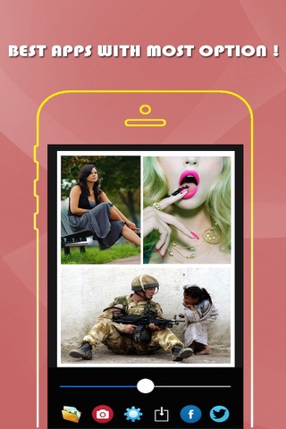 Smart Image Editor- A Beautiful Mess with Color & Effects For Twitter & Facebook Free screenshot 2