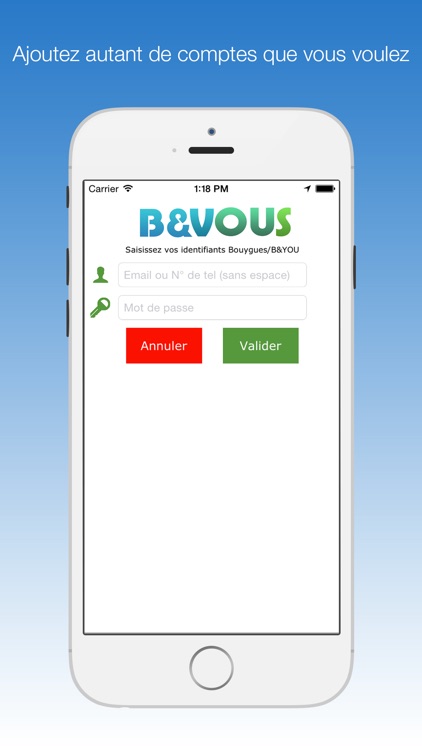 B&VOUS : Suivi conso pour bandyou bouygues premium screenshot-4