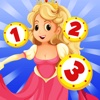 A Princess Tale Counting Game for Children: learn to count 1 - 10