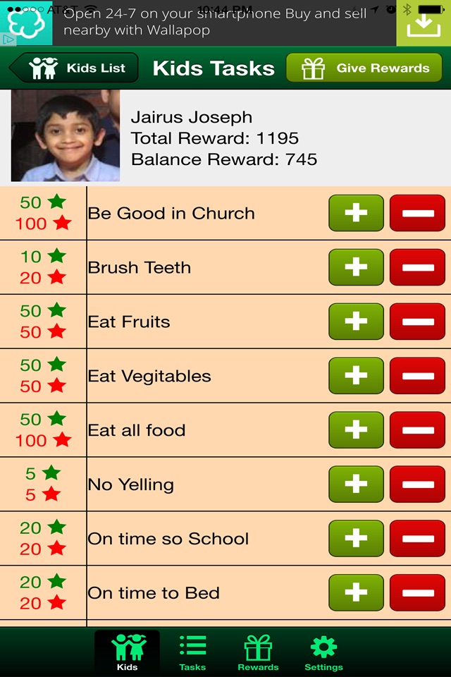 Rewards 4 Kids: Smart Reward Tracker screenshot 2