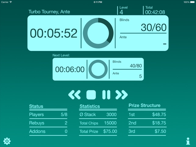 Poker Blind Timer HD Lite(圖1)-速報App