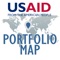 The Portfolio Map is a mobile app for accessing information about the development work USAID is performing every day