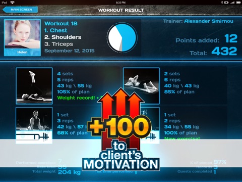 Fitness Heroes: рабочий инструмент персонального тренера screenshot 4