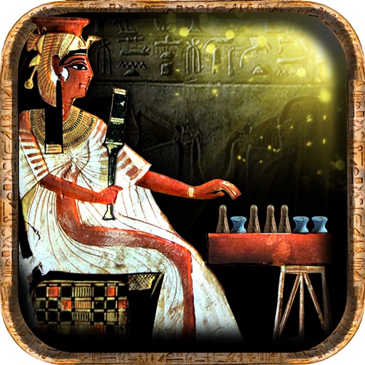エジプトのセネト （古代エジプトのゲーム） アヌビスがあなたを呼んでいる。ファラオ、ツタンカーメン王または王妃ネフェルタリとなって、隠された墓の中にいる見えない敵と戦い