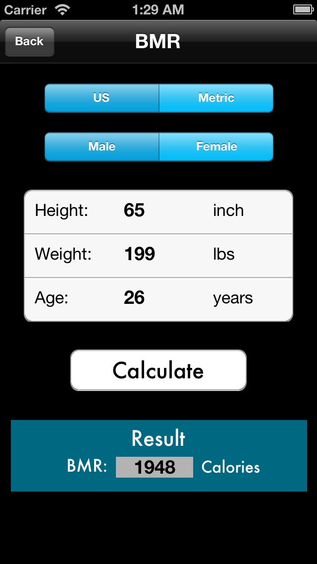 BMI BMR Body Fat Percentage Calculator Free Android