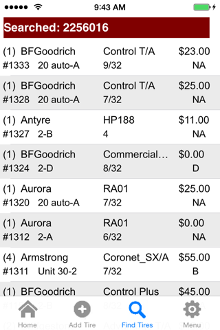 Tire Shop Inventory Control screenshot 4