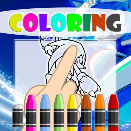 Kids Coloring Game Sonic Boom Version