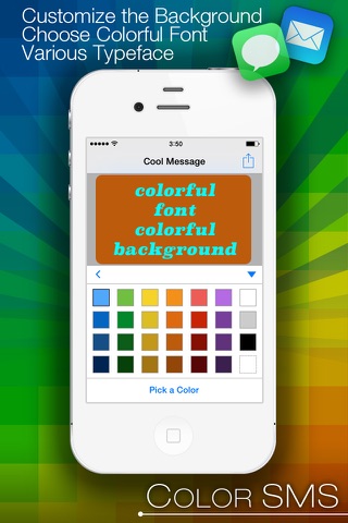 Color SMS free screenshot 4