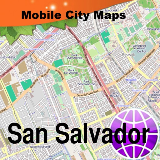 San Salvador Street Map icon