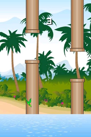 Caribbean Flappy Parrot screenshot 2