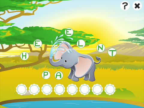 ABCサファリ！子供のためのゲーム： 学ぶ 言葉や砂漠、ジャングルやサバンナの動物とアルファベットを書き込むことができます。無償、新しい、幼稚園、保育園、学校のために、学習！のおすすめ画像4