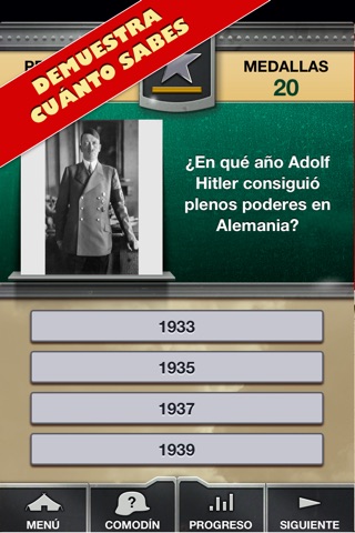 Genius Quiz World War 2 - History Full screenshot 2