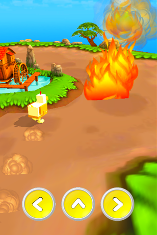 Jumpy Chicken On Fire screenshot 2