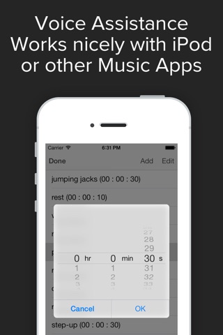 Time List with Voice Lite - interval timer for HIT workout, yoga, pomodoro, cooking screenshot 2