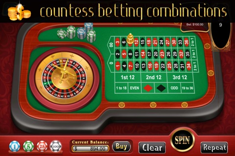 Casino Roulette Free - Exciting Vegas 777 Roulette Simulation Game screenshot 3
