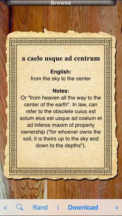 Latin Phrases Pro Screenshot 1