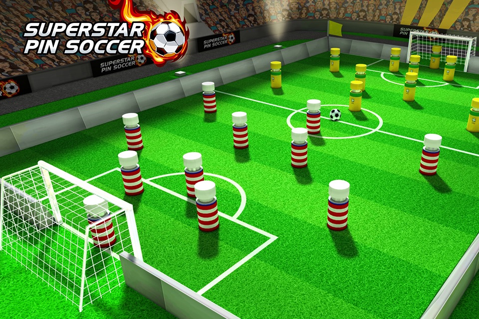 Superstar Pin Soccer - Table Top Cup League - Premier of the World Champions screenshot 2